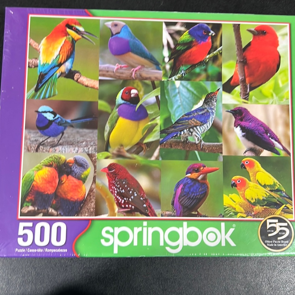 “Birds of Paradise”/Springbok 500 piece puzzle